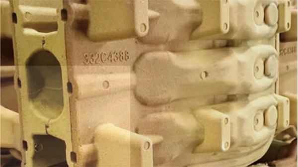 艾利特缸盖砂芯自动修芯机器人