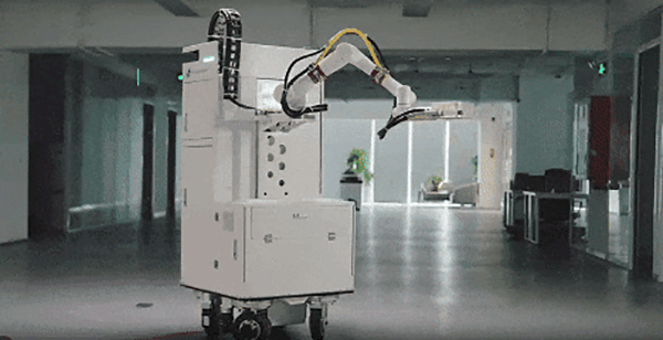 艾利特协作机器人：腻子乳胶漆喷涂一体机器人